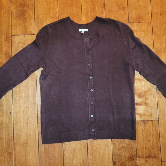 Croft & barrow long sleeve button up cardigan - Picture 3 of 9